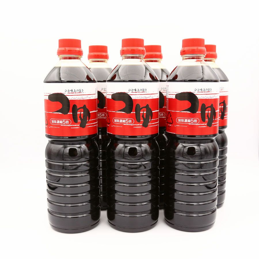 ♡ めんつゆ ♡ めんつゆ「つゆ」 1L×6 | 明治24年創業 味噌・醤油蔵元山田屋