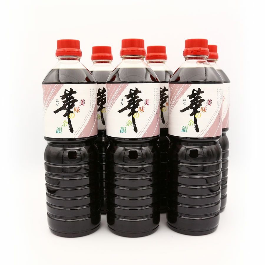 卓上醤油「華」 1L×6 | 明治24年創業 味噌・醤油蔵元山田屋