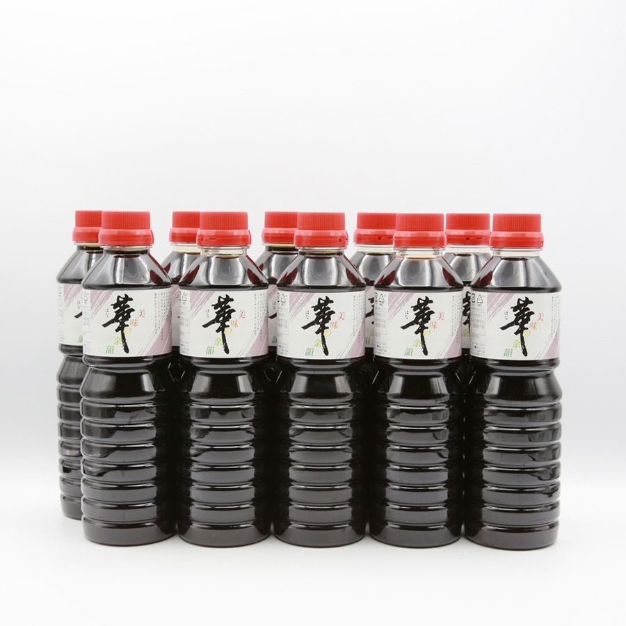 卓上醤油「華」 500ml×10 | 明治24年創業 味噌・醤油蔵元山田屋